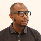 RIO ( Black ) Wide frame XL Fit - glasses in Lagos, Nigeria.Sunglasses in Abuja. Photochromic. Cateye. Antiglare