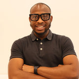RIO ( Black ) Wide frame XL Fit - glasses in Lagos, Nigeria.Sunglasses in Abuja. Photochromic. Cateye. Antiglare