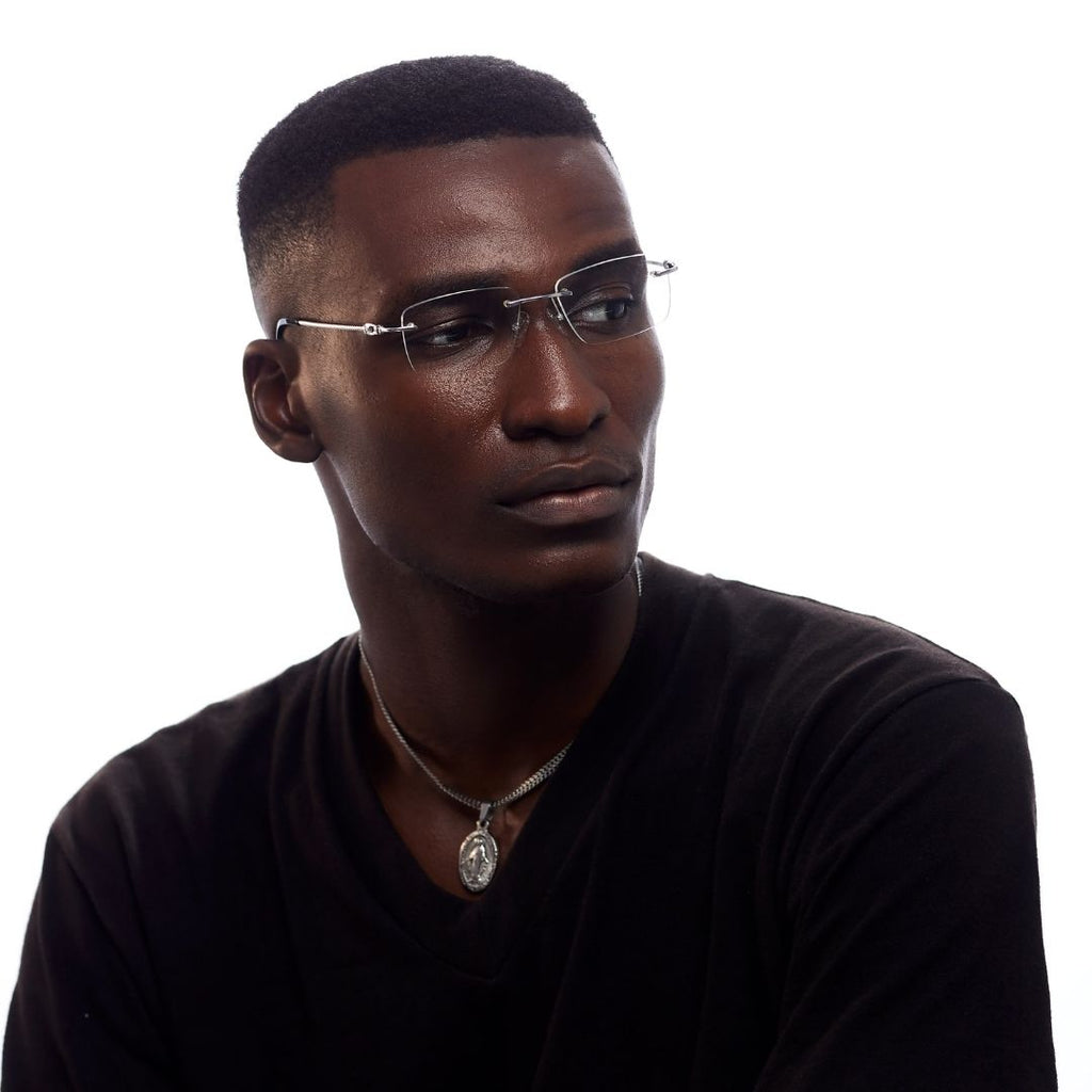 JOHN DIAZ  RTM160612 EYEGLASSES - Excellency - Silver - glasses in Lagos, Nigeria.Sunglasses in Abuja. Photochromic. Cateye. Antiglare
