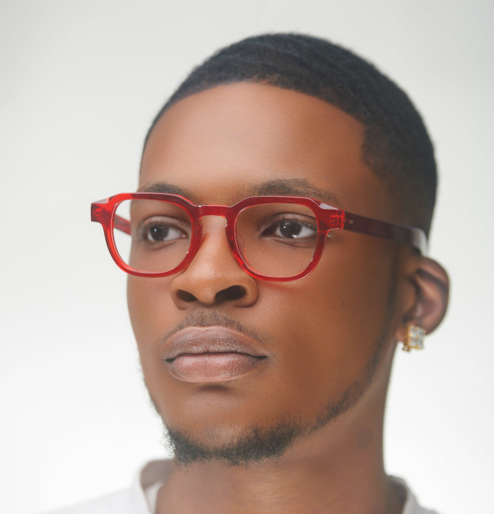 JOHN DIAZ - REGALIA ( Red) - glasses in Lagos, Nigeria.Sunglasses in Abuja. Photochromic. Cateye. Antiglare