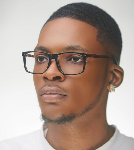 Zorro Black/Brown Demi - glasses in Lagos, Nigeria.Sunglasses in Abuja. Photochromic. Cateye. Antiglare