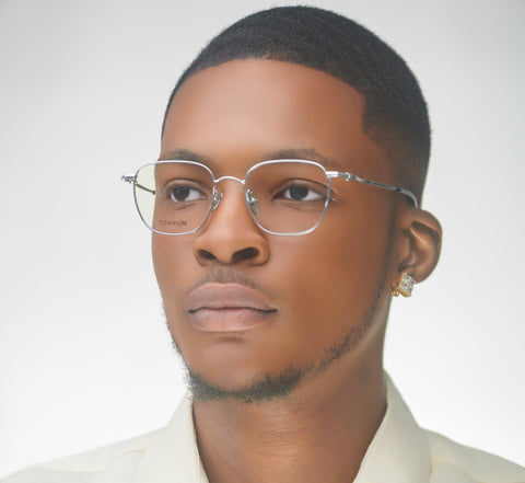 JOHN DIAZ Aero - Silver - glasses in Lagos, Nigeria.Sunglasses in Abuja. Photochromic. Cateye. Antiglare