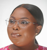 JOHN DIAZ Yukono - Silver - glasses in Lagos, Nigeria.Sunglasses in Abuja. Photochromic. Cateye. Antiglare