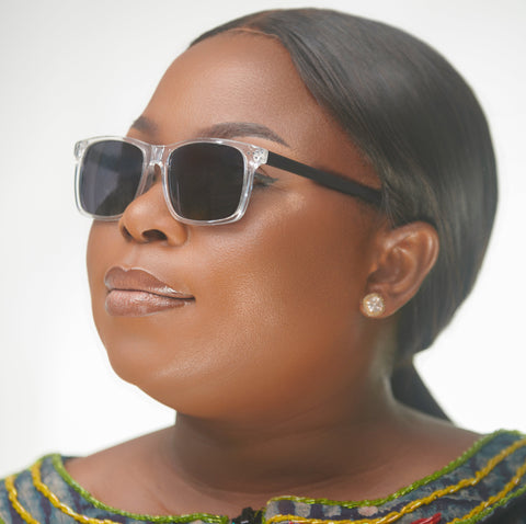 Zorro SUNGLASSES Crystal/Black - glasses in Lagos, Nigeria.Sunglasses in Abuja. Photochromic. Cateye. Antiglare