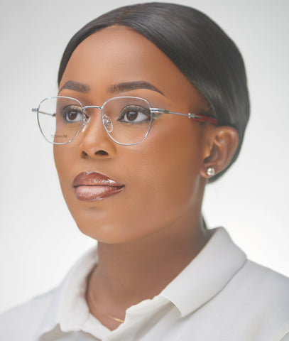 JOHN DIAZ Yukono - Silver - glasses in Lagos, Nigeria.Sunglasses in Abuja. Photochromic. Cateye. Antiglare