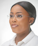 JOHN DIAZ RTM160110 Podgorica Silver EYEGLASSES - glasses in Lagos, Nigeria.Sunglasses in Abuja. Photochromic. Cateye. Antiglare