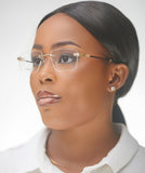 JOHN DIAZ Luxecor - Black/Gold - glasses in Lagos, Nigeria.Sunglasses in Abuja. Photochromic. Cateye. Antiglare