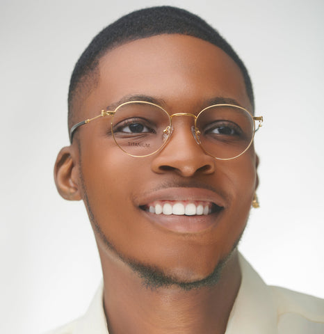 JOHN DIAZ Alderking - Gold - glasses in Lagos, Nigeria.Sunglasses in Abuja. Photochromic. Cateye. Antiglare