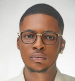 JOHN DIAZ Purearc - Gold - glasses in Lagos, Nigeria.Sunglasses in Abuja. Photochromic. Cateye. Antiglare