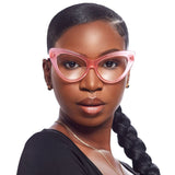 JOHN DIAZ - ALAS ( Light Pink) - glasses in Lagos, Nigeria.Sunglasses in Abuja. Photochromic. Cateye. Antiglare