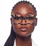 Mae - animal skin - glasses in Lagos, Nigeria.Sunglasses in Abuja. Photochromic. Cateye. Antiglare