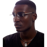 JOHN DIAZ  RTM100411 EYEGLASSES - PREMIER Gold/Silver - glasses in Lagos, Nigeria.Sunglasses in Abuja. Photochromic. Cateye. Antiglare